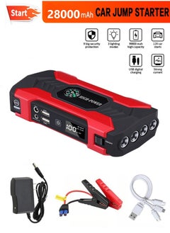 Changli "Car Battery Jump Starter, portable power bank, and LED flashlight. 12V Jump Starter Battery Pack, Battery Booster, Jump Box, Portable Charger and Jumper Cables for 6.0L Gasoline and 3.0L Diesel Engines "  - Image 1