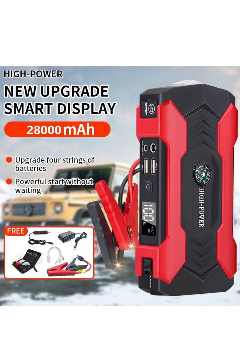 Changli "Car Battery Jump Starter, portable power bank, and LED flashlight. 12V Jump Starter Battery Pack, Battery Booster, Jump Box, Portable Charger and Jumper Cables for 6.0L Gasoline and 3.0L Diesel Engines "  - Image 2