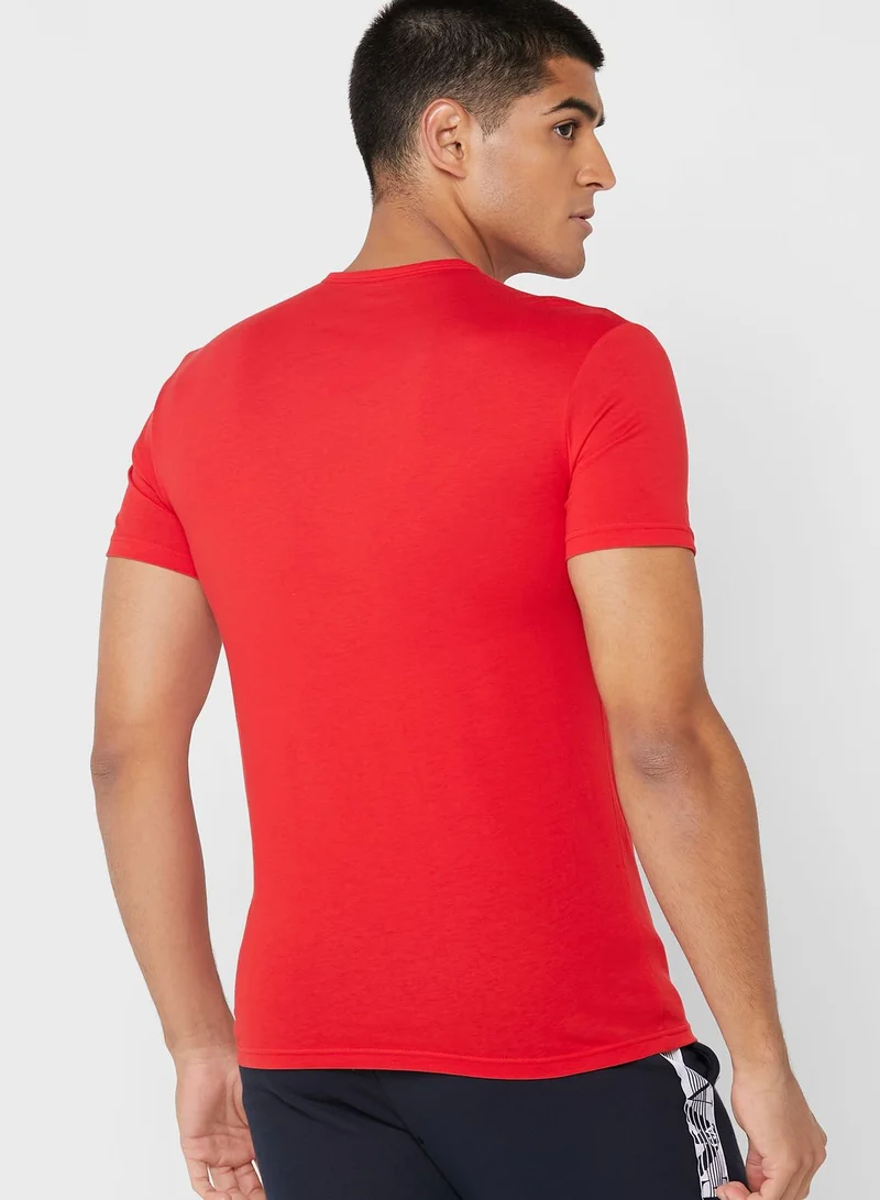 EMPORIO ARMANI 2 Pack Chest Logo Crew Neck T-Shirt