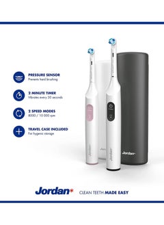 Jordan JORDAN Clean Smile Electric Toothbrush, Pink  - Image 4