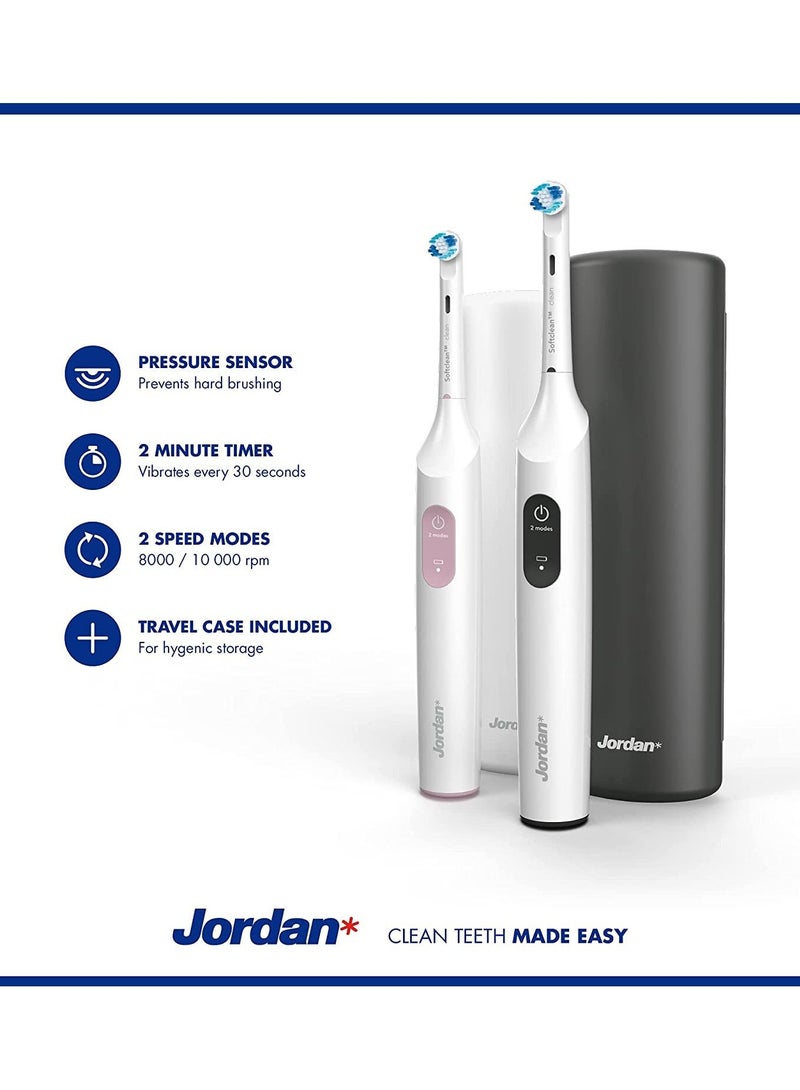 Jordan JORDAN Clean Smile Electric Toothbrush, Pink - Image 4