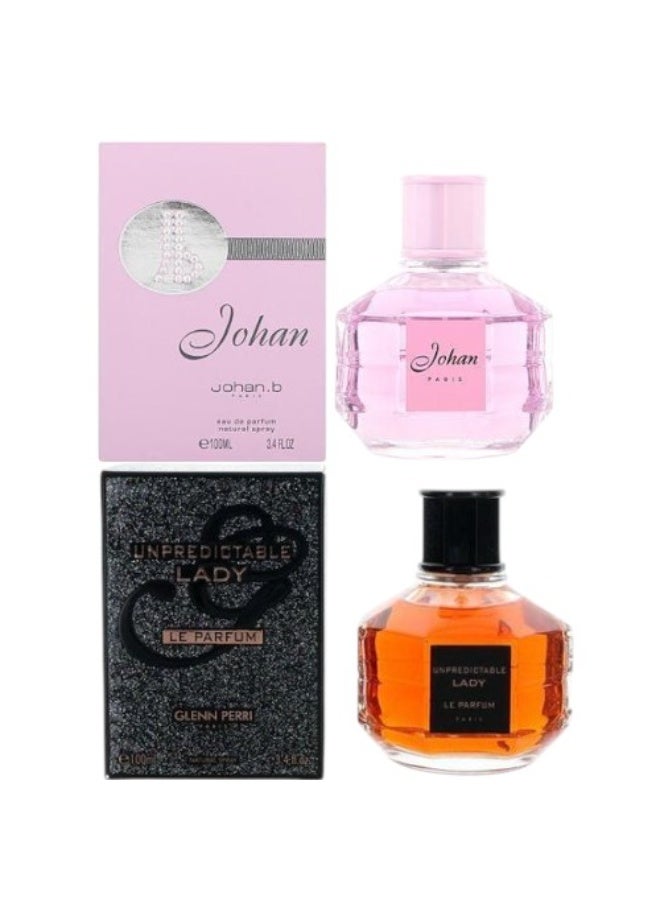 Geparlys Unpredictable Lady Le Parfum + Johan Eau De Parfum For Women 100ml - Image 1