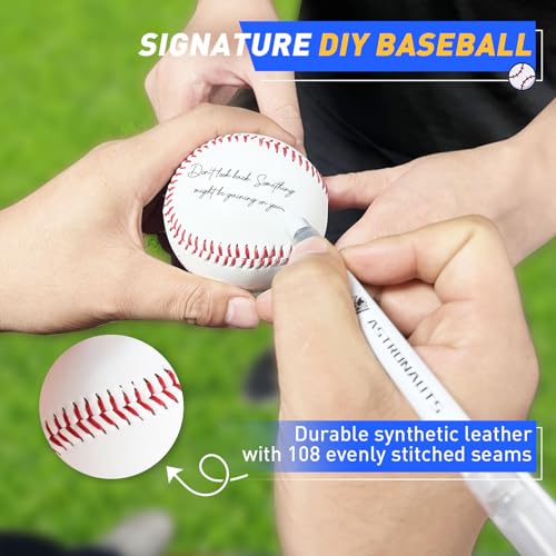 Gracfulcub Baseball Ball, Official Game Baseballs for Youth and Adult Baseball Players Training, Official Size and Weight Suitable for Batting Fielding Hitting Pitching Practice (Hard Ball 2pc) - Image 5