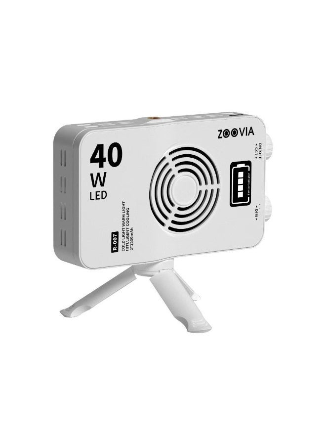 ZOOVIA R-007 40W LED Video Fill Light for Mobile Phone, Camera & Live Streaming - Image 1