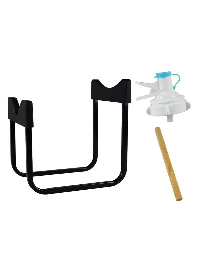 DubaiGallery Water Bottle Stand With Faucet Black - Image 2