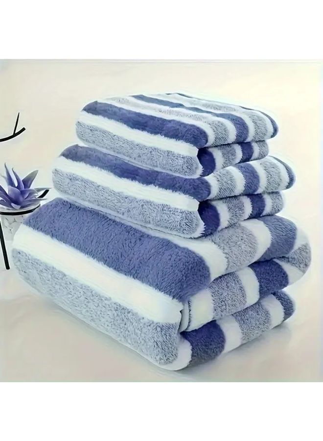 Green Ultra Soft Bath Towel Set Super Absorbent Microfiber Includes Hand Towel - Image 2