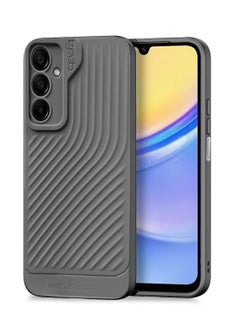 Gear4 Samsung Galaxy A16 5G 2024 Gear4 Soft Liquid Silicone with Wavey Texture Case Cover - Grey  - Image 1