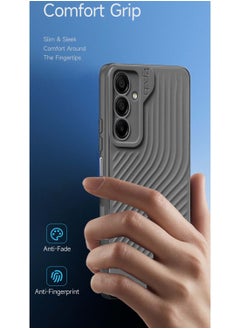 Gear4 Samsung Galaxy A16 5G 2024 Gear4 Soft Liquid Silicone with Wavey Texture Case Cover - Grey  - Image 2