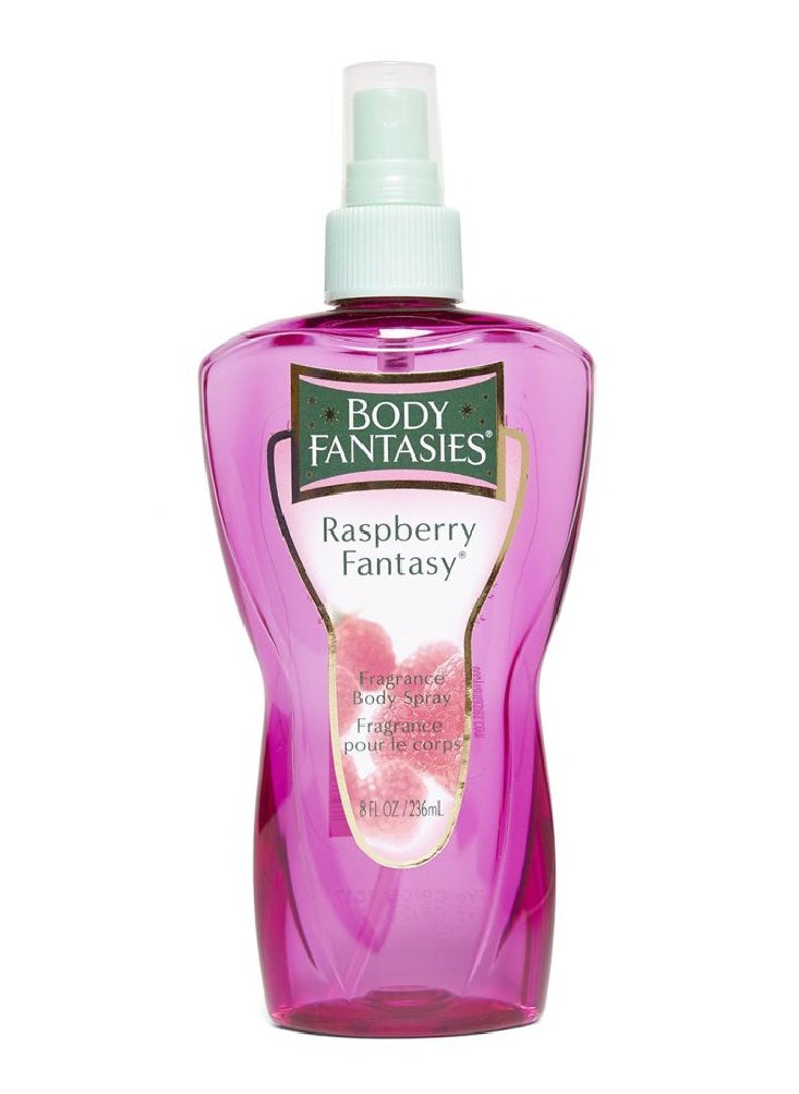BODY FANTASIES - Body Fantasies Raspberry Fantasy Fragrance Body Spray, 236ml - Image 1