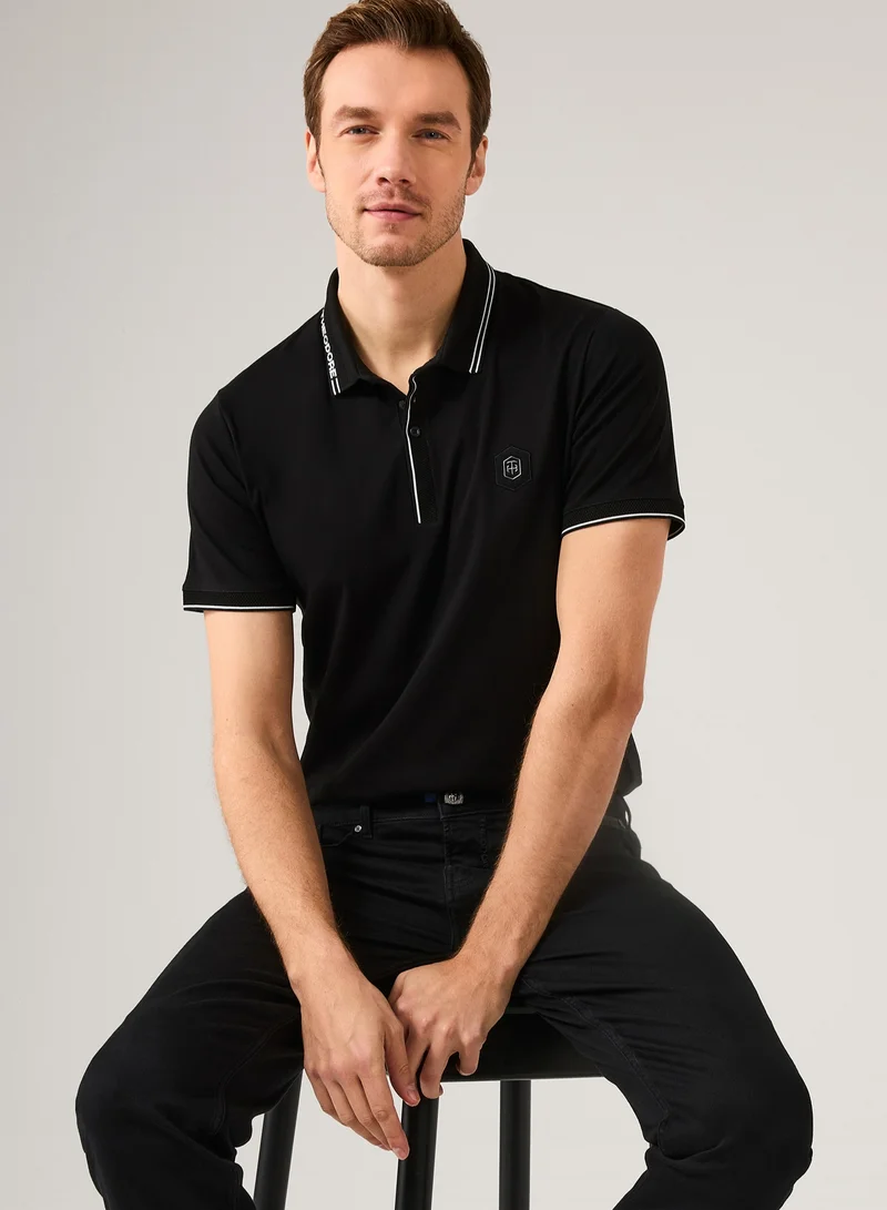 Theodore The Timeless Black Polo