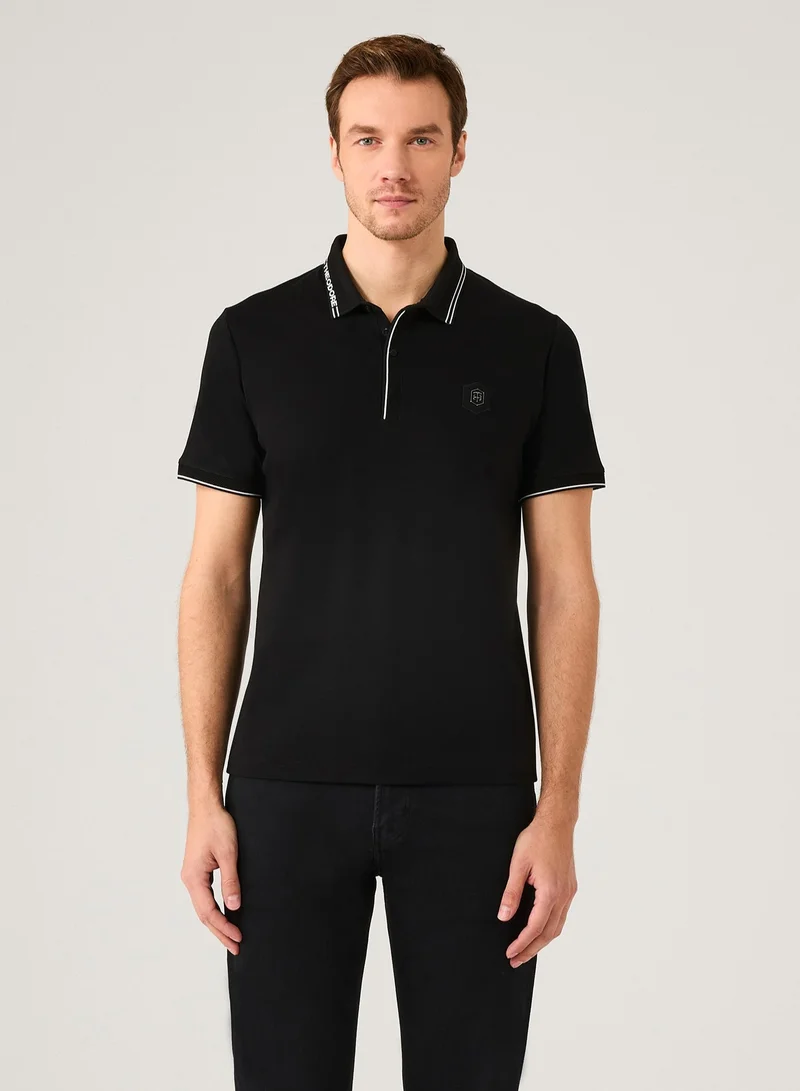 Theodore The Timeless Black Polo
