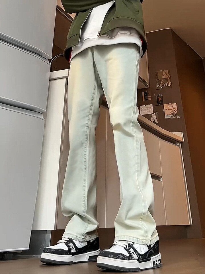 Unisex Classic Denim Jeans Loose Fit Daily Outdoor Wear - Image 1