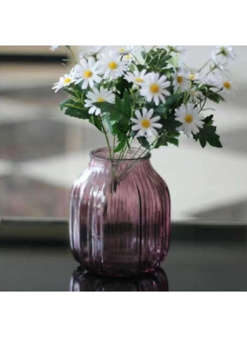 LINGWEI Glass Flower Vase 13x15x13cm - Image 2