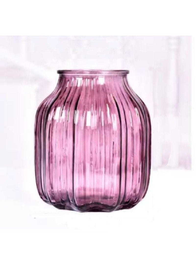 LINGWEI Glass Flower Vase 13x15x13cm - Image 3