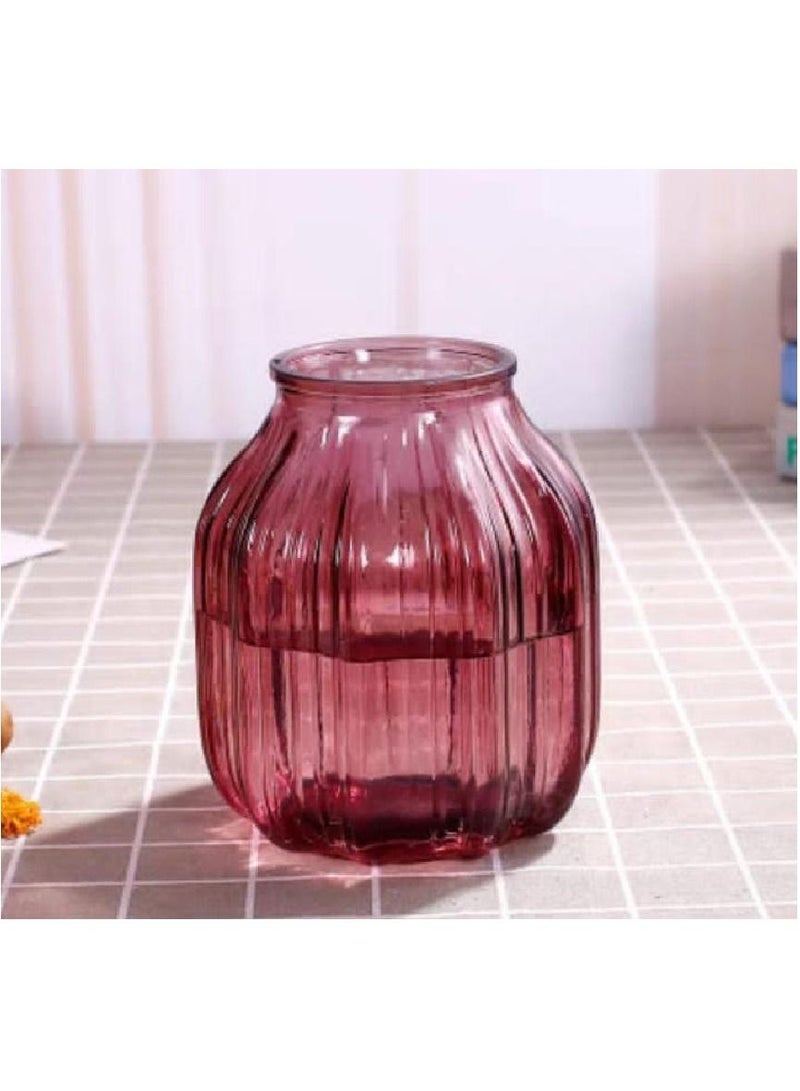 LINGWEI Glass Flower Vase 13x15x13cm - Image 4