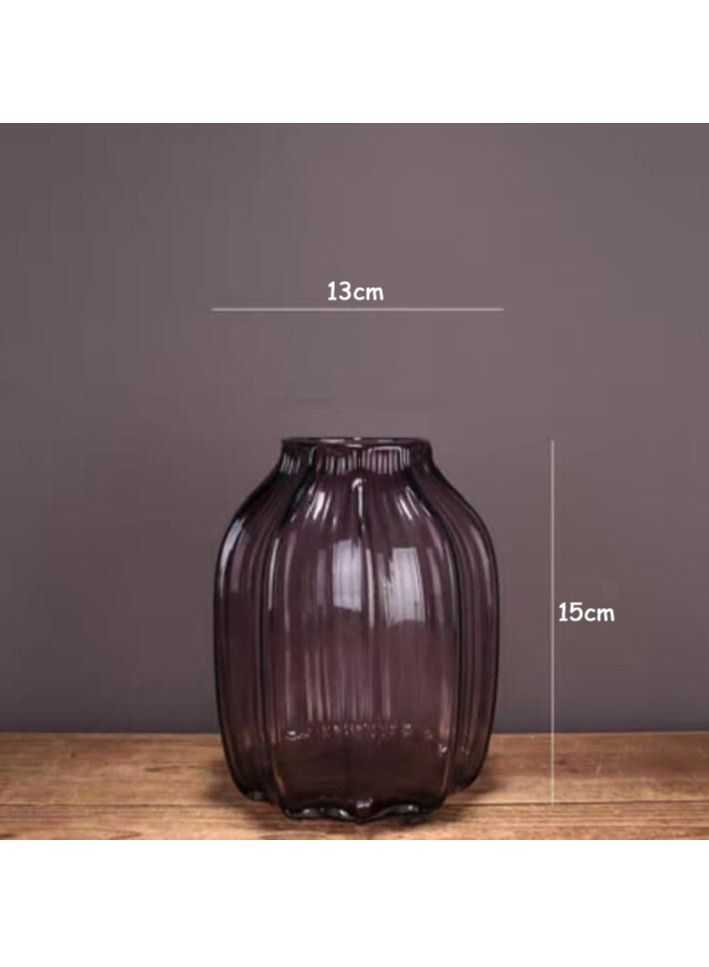 LINGWEI Glass Flower Vase 13x15x13cm - Image 5