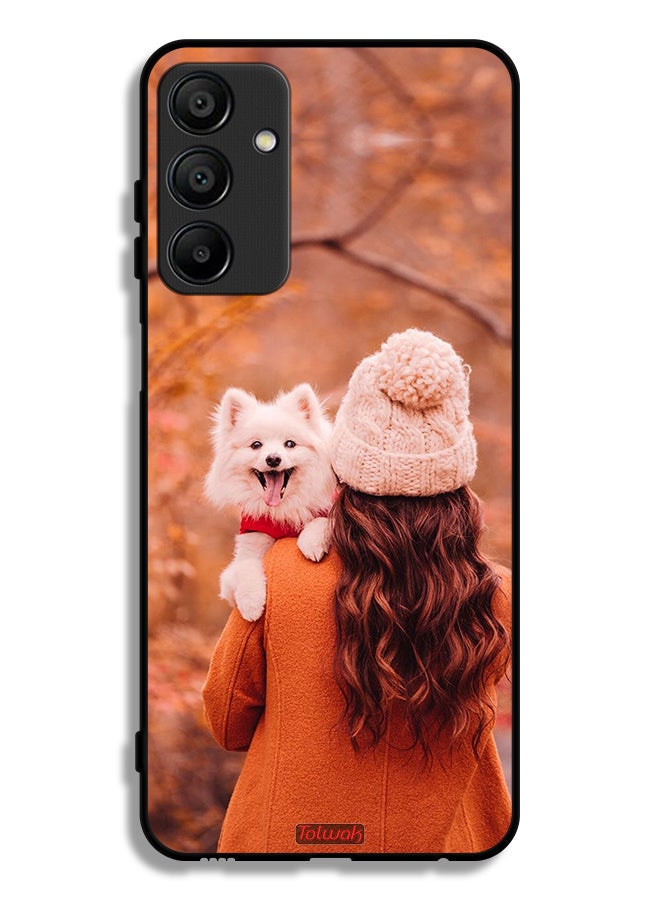 Tolwak Samsung Galaxy A15 5G Protective Case Cover Holding Puppy - Image 1