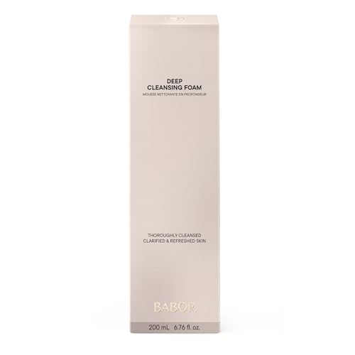 BABOR Deep Cleansing Foam Face Wash Gentle Purifying Facial Cleanser for All Skin Types Removes Makeup Oil Impurities Lightweight Foaming Cleanser for Fresh Balanced Skin 200ml - Image 3