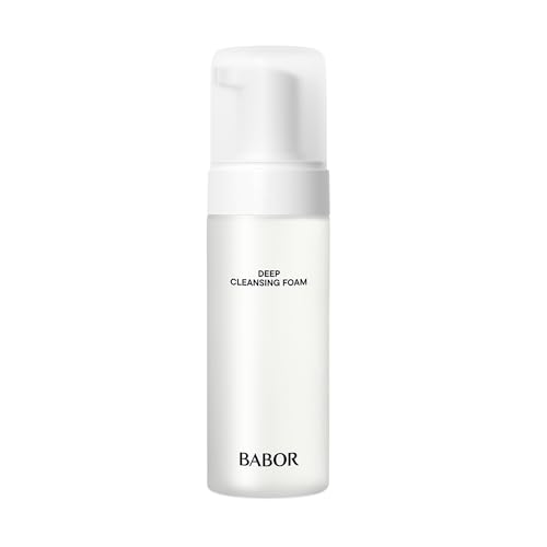 BABOR Deep Cleansing Foam Face Wash Gentle Purifying Facial Cleanser for All Skin Types Removes Makeup Oil Impurities Lightweight Foaming Cleanser for Fresh Balanced Skin 200ml - Image 1