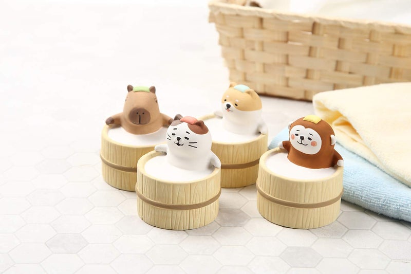 Terra Distribution Aroma Ceramic Stone Diffuser [Japan Import] Aromatherapy Essential Oil Diffuser, Non Electric, Passive, Unique, Cute, Animal, Design for Women, Men, and Gifts (Bathing Cat) - Image 5
