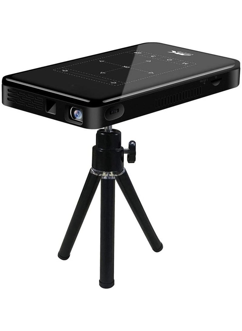 4K Mini Projector With WiFi And Bluetooth Built In Android Rechargeable Portable Outdoor Projector Support 4K Video Decoding For Mobile Laptop Smart Phone  - Image 1