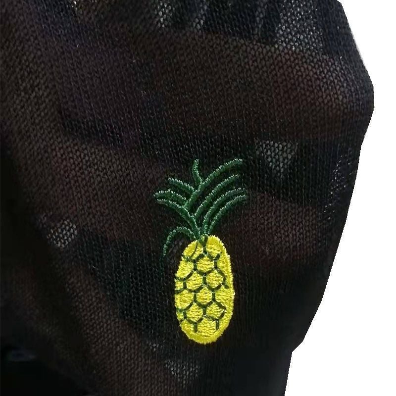 2024 New Girls Knit Cardigan Breathable UV Protection Black
