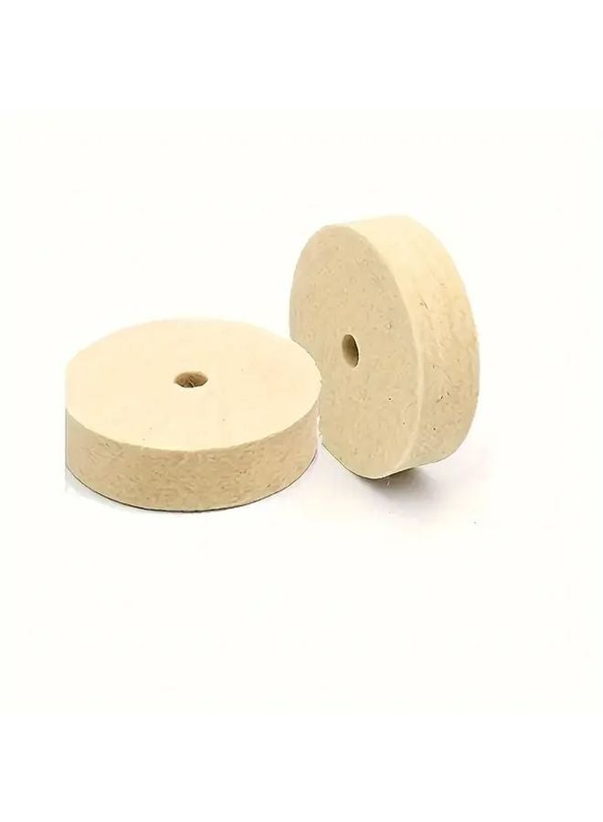 1pc 3 Inch Heavy Duty Compressed Felt Polishing Wheel 3 8 Arbor for Bench Grinder - Image 4