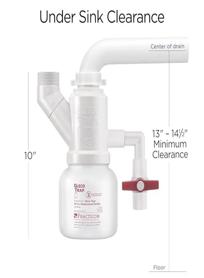Practicon Gleco Trap 43 oz. Replacement Bottles for Clay & Plaster Sink Trap, Pack of 6 - Image 3