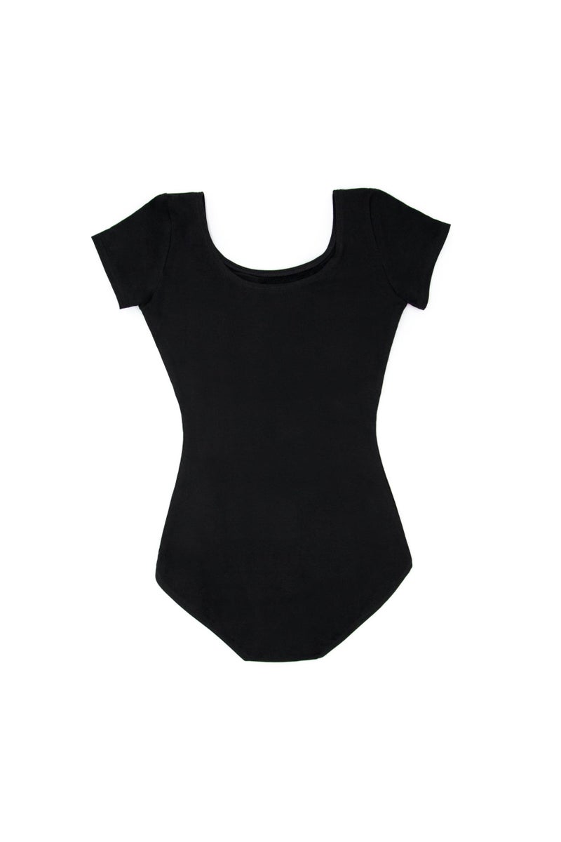 Capezio Women's Classic Short Sleeve Leotard,Black,Small - Image 2