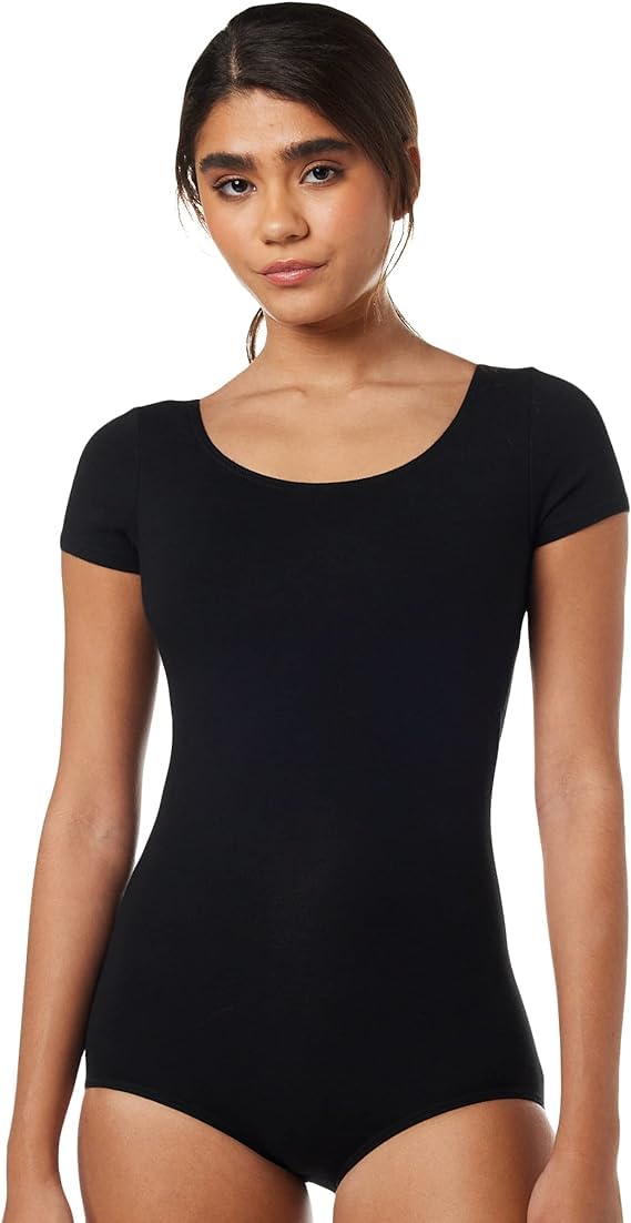 Capezio Women's Classic Short Sleeve Leotard,Black,Small - Image 5