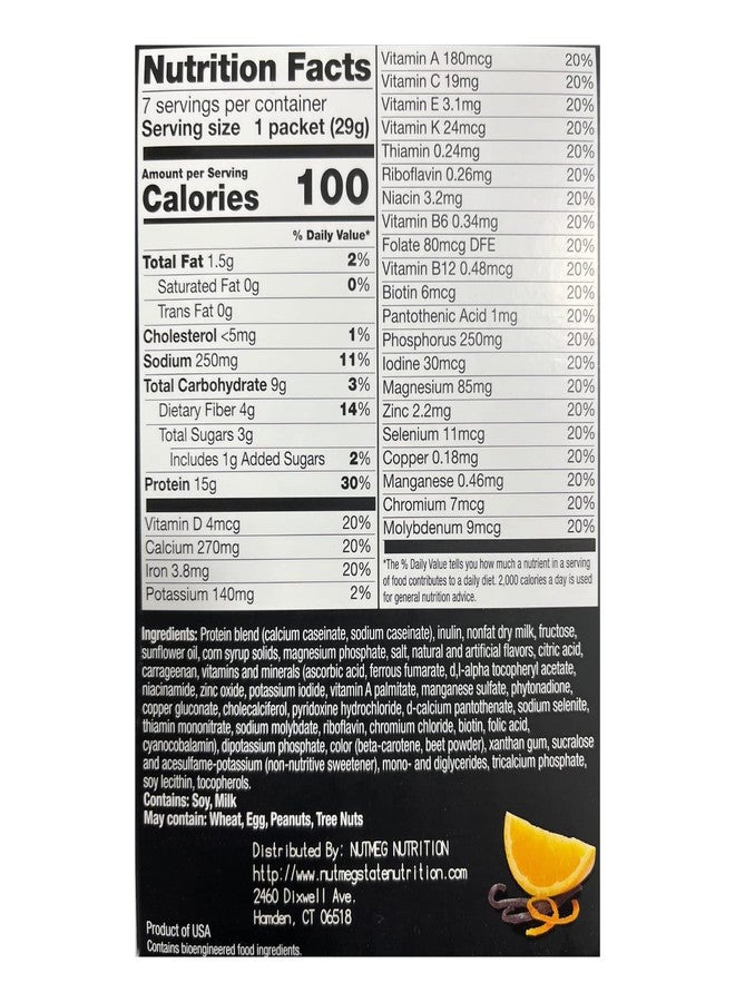 PROTIFIT - High Protein Orange Creamsicle Pudding & Shake Mix 3 Pack, 15g Protein, Low Calorie, Low Fat, Low Carb, Aspartame Free, Idea Protein Compatible, Meal Replacement, 7 Servings Per Box, (3 Pack) - Image 2