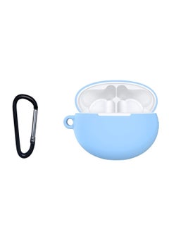 YOMNA Protective Case for Huawei Freebuds 5i Silicone Cover Shockproof Earphone Case Soft Thin Anti Slip Earbud (Sky Blue)  - Image 1