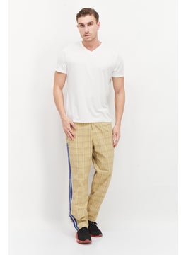 adidas Originals Men Sportswear Fit Outdoor Track Pants, Beige  - Image 4