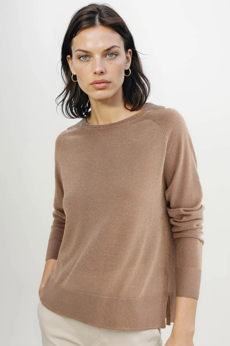 Defacto Regular Fit Crew Neck Knit pullover