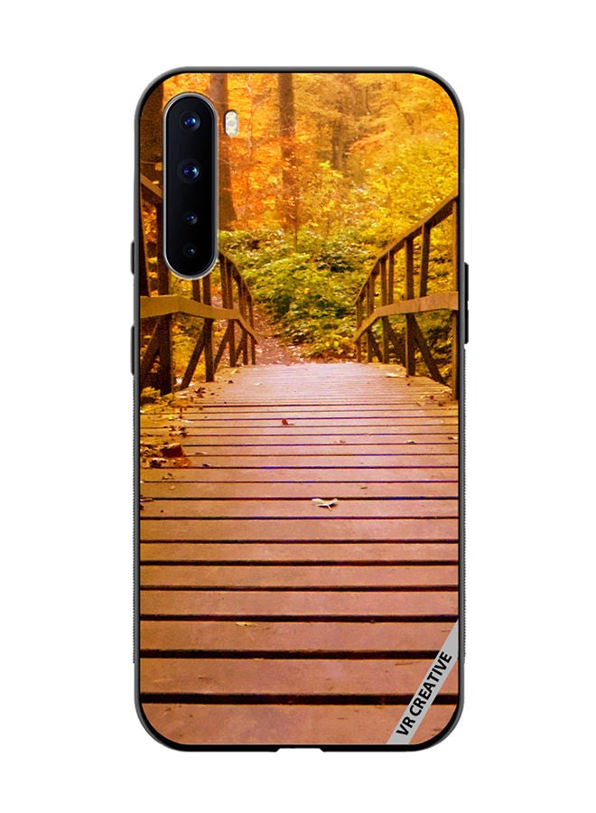 VR CREATIVE Protective Case Cover For OnePlus Nord Bridge To The Jungle Design Multicolour - Image 1