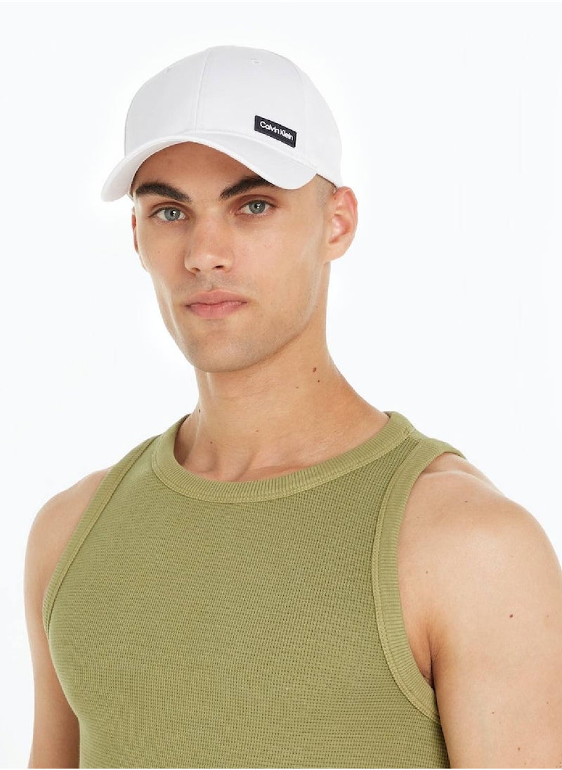 CALVIN KLEIN Men's Twill Cap -  organic cotton twill, Grey  - Image 1