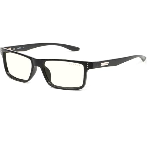GUNNAR - Premium Reading Glasses - Blocks 35% Blue Light - Vertex, Onyx, Clear Tint, Pwr +2.0 - Image 1