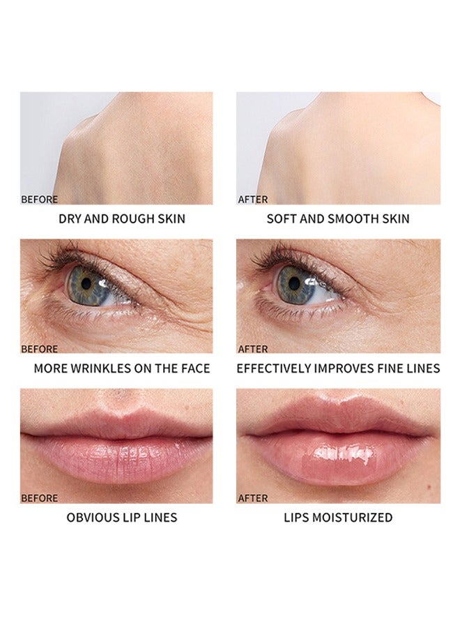 ليكرين كريم تحت العين - بلسم متعدد الترطيب - بلسم مرطب متعدد الإمكانات - بلسم مرطب متعدد الإمكانات وبلسم مرطب - كريم للتجاعيد للنساء - تقليل التجاعيد والترطيب 9 جم - Image 4