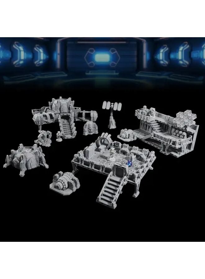 Epical Sci Fi Outpost Terrain Set H06 Outpost Platform Modular RPG Board Game - Image 2