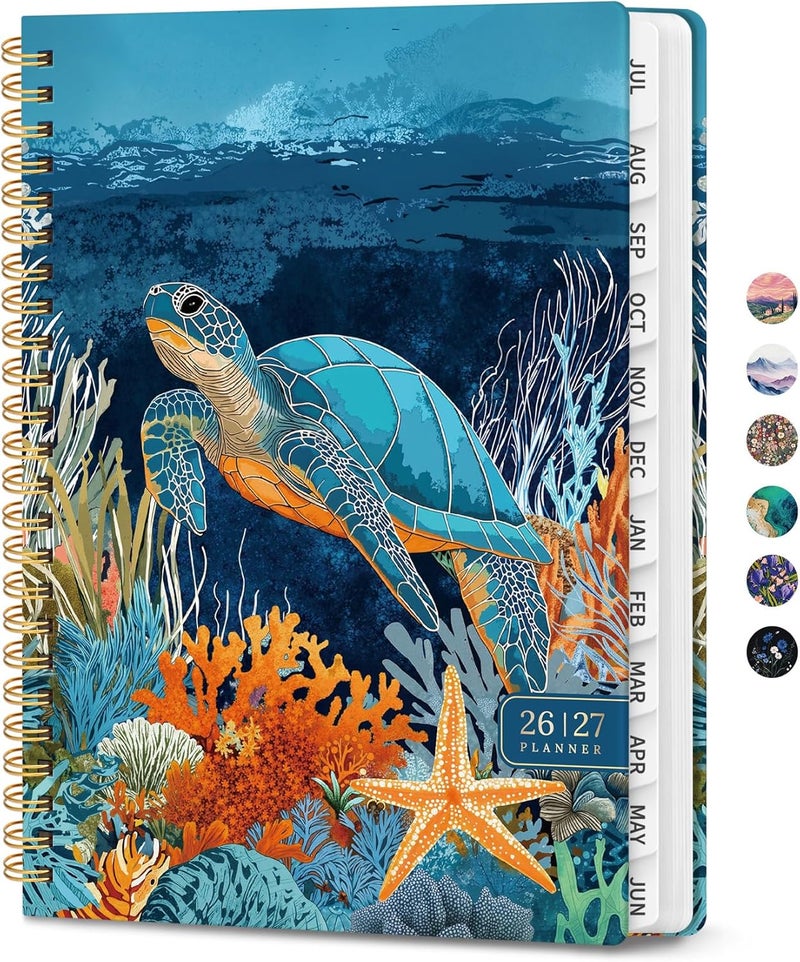 ZOTIA Planner 2026-2027, Monthly and Weekly Academic Planner July 2026 - June 2027, Hardcover Student Teacher Planning Agenda Calendar Book with Tabs, Perfect for Office School Supplies, A4 (8.5" x 11 - Image 1