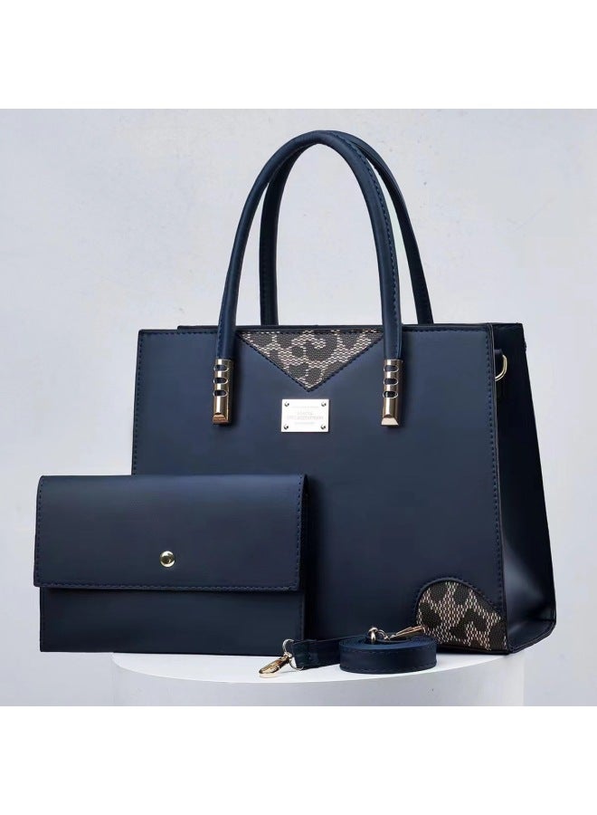 Dezia Letter Bag Casual Large Capacity Two-piece Handbag New Shoulder Messenger Bag Women's Fashion - Image 5
