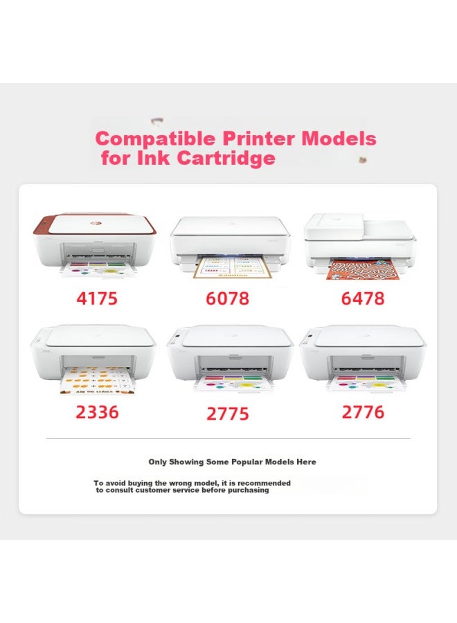 Huiwei Hueway Compatible Hp 682 Ink Cartridge For Hp 1200 2336 2775 2776 2777 2779 4178 6078 6478 4175 Printers, Refillable Ink Cartridge - Image 2