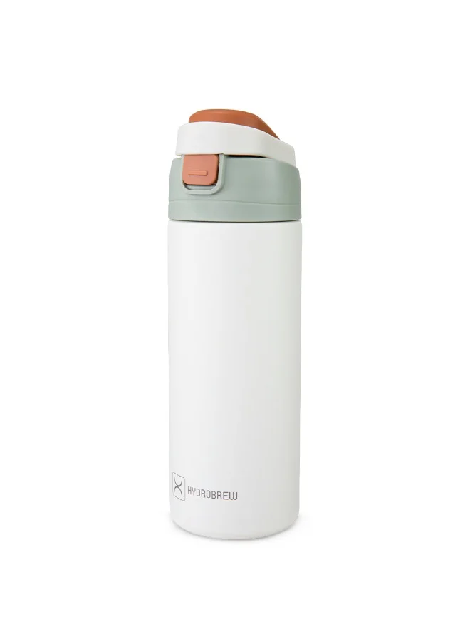 Hydrobrew HydroBrew SipSwitch™ Insulated Water Bottle 720ml – Leakproof, Stainless Steel, Straw & Spout Lid -Ivory Grove
