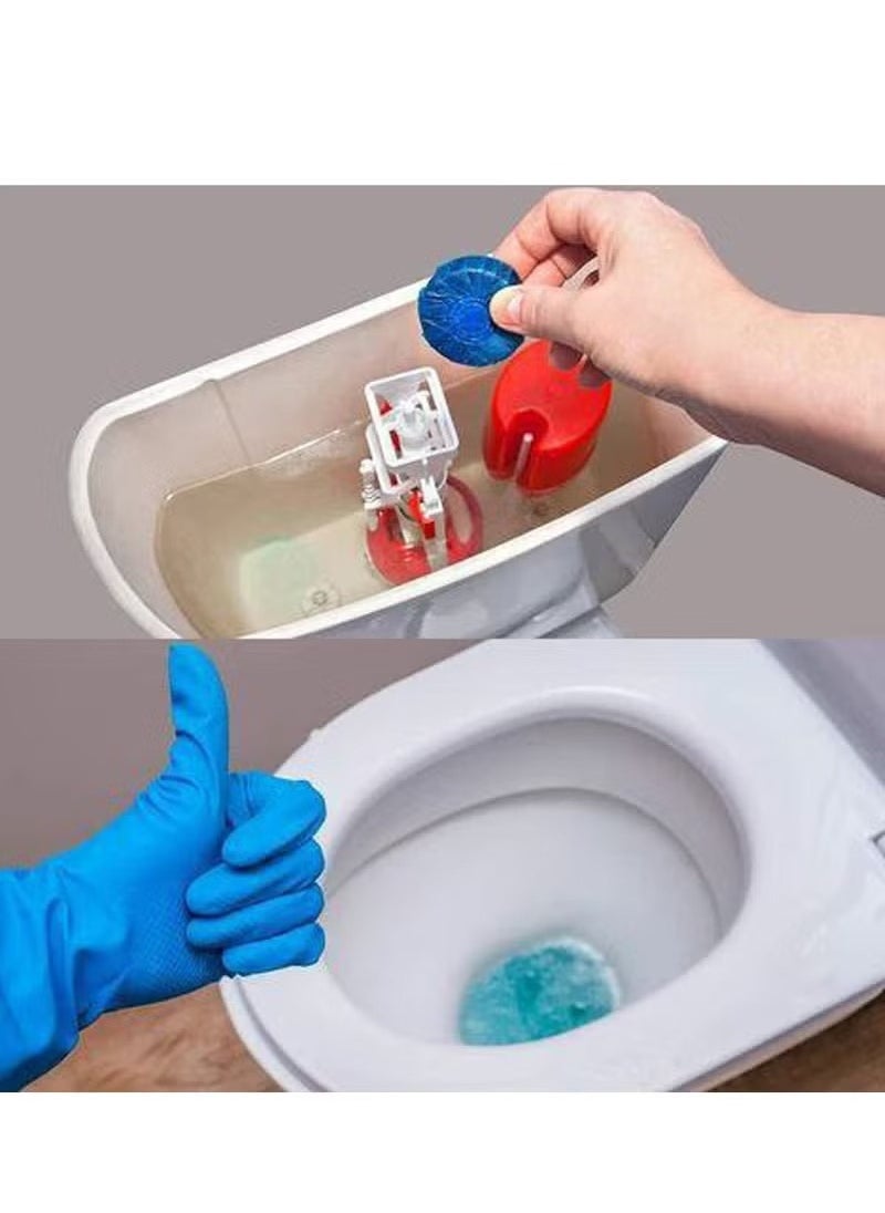 Generic 10 Piece Toilet Cleaning Set Blue  - Image 3