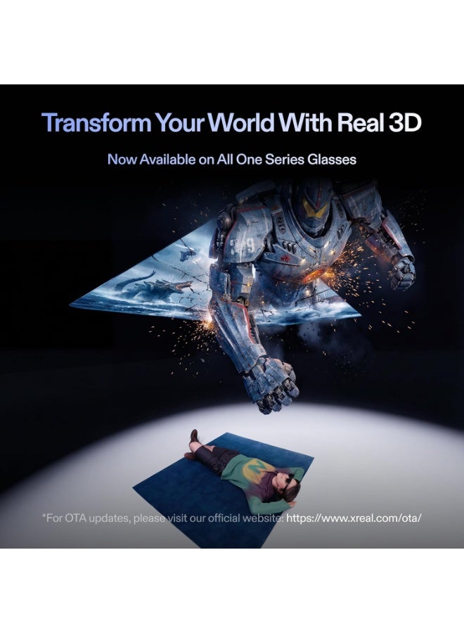 XREAL One AR Glasses X1111 1080p 120Hz 50° FOV Black - Image 2