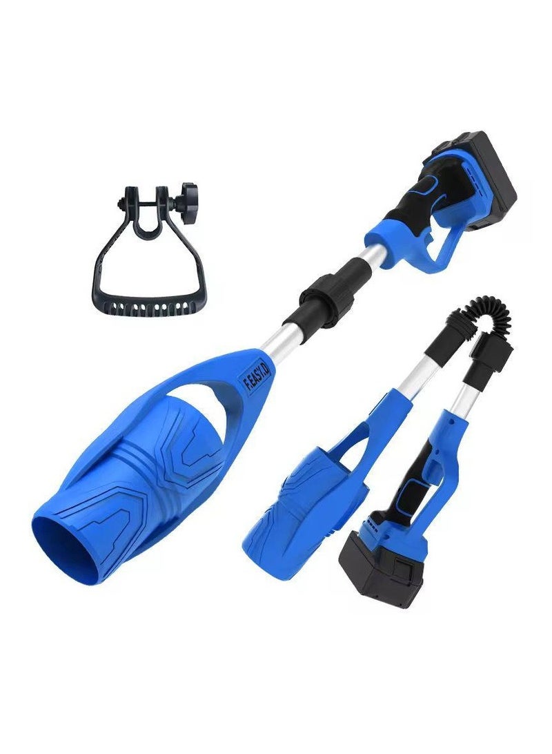 BlueFire 21V Cordless Electric Snow Blower with Dual 1500mAh Lithium Battery, 400W Brushless Motor up to 29000RPM, 63m/s (150MPH) Wind Speed, 520CFM Air Volume, Foldable Ergonomic Design, Stepless Speed Control, Lightweight Power Machine for Driveways, Decks, Patios, Walkways, Leaves, Dust & Debris Removal - Image 1