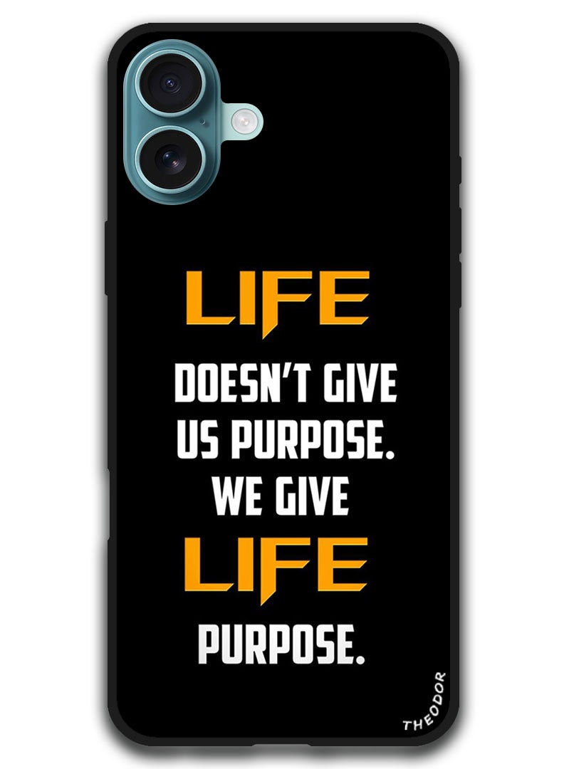 Theodor Protective Case Anti Scratch Shock Proof Bumper Cover For iPhone 16 Plus (6.7)-inch Life 1 - Image 1