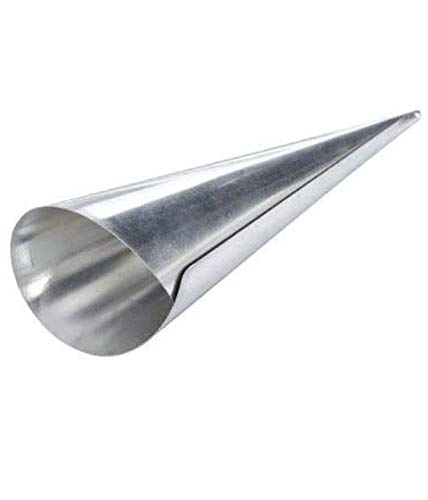 Choco Decor Aluminum Conical Spiral Baking Cone 165X55Cm Silver 4 Nos Pack of 12 - Image 4