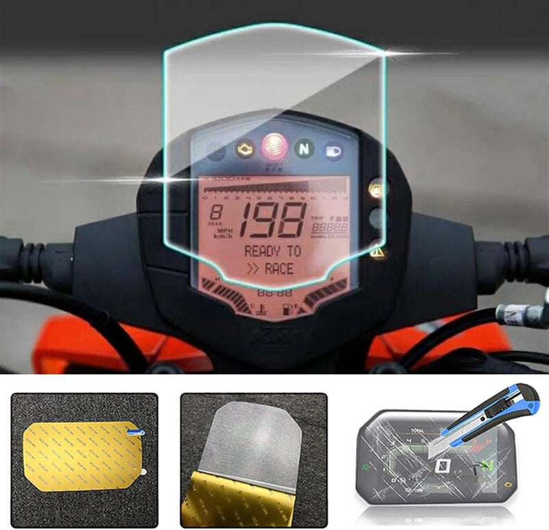Vuzmode Motorcycle Cluster Scratch Protection Film - Image 2