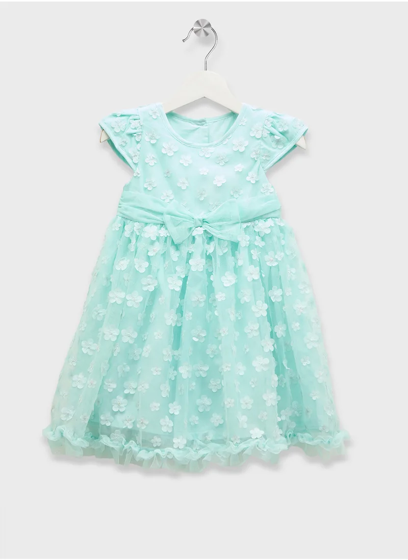 ريبلز مع نمشي Girls Party Dress
